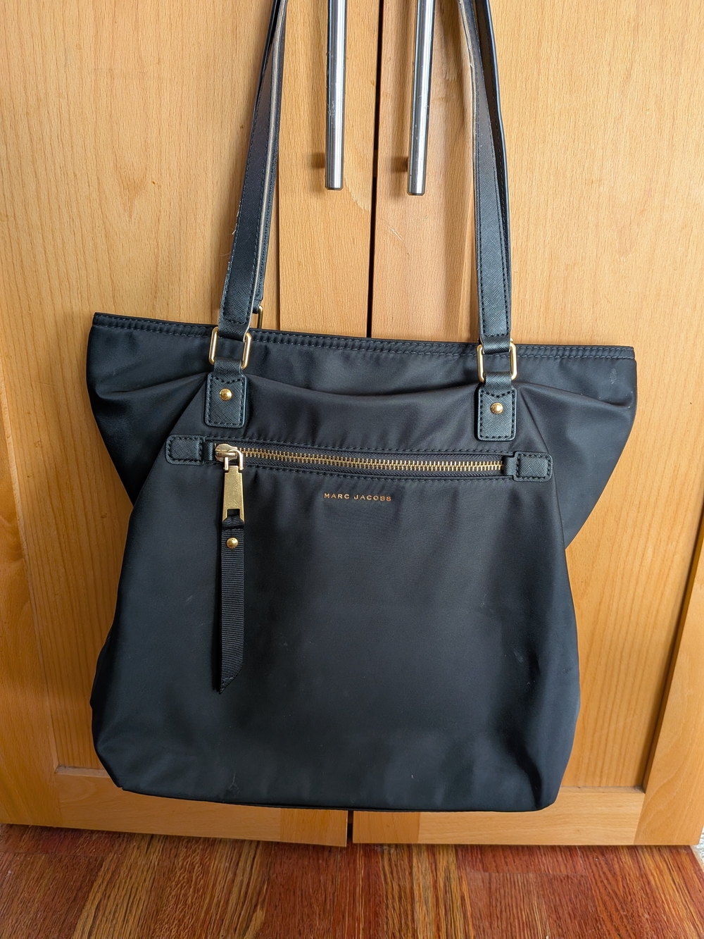 Marc Jacobs Classic Black Trooper Nylon Tote